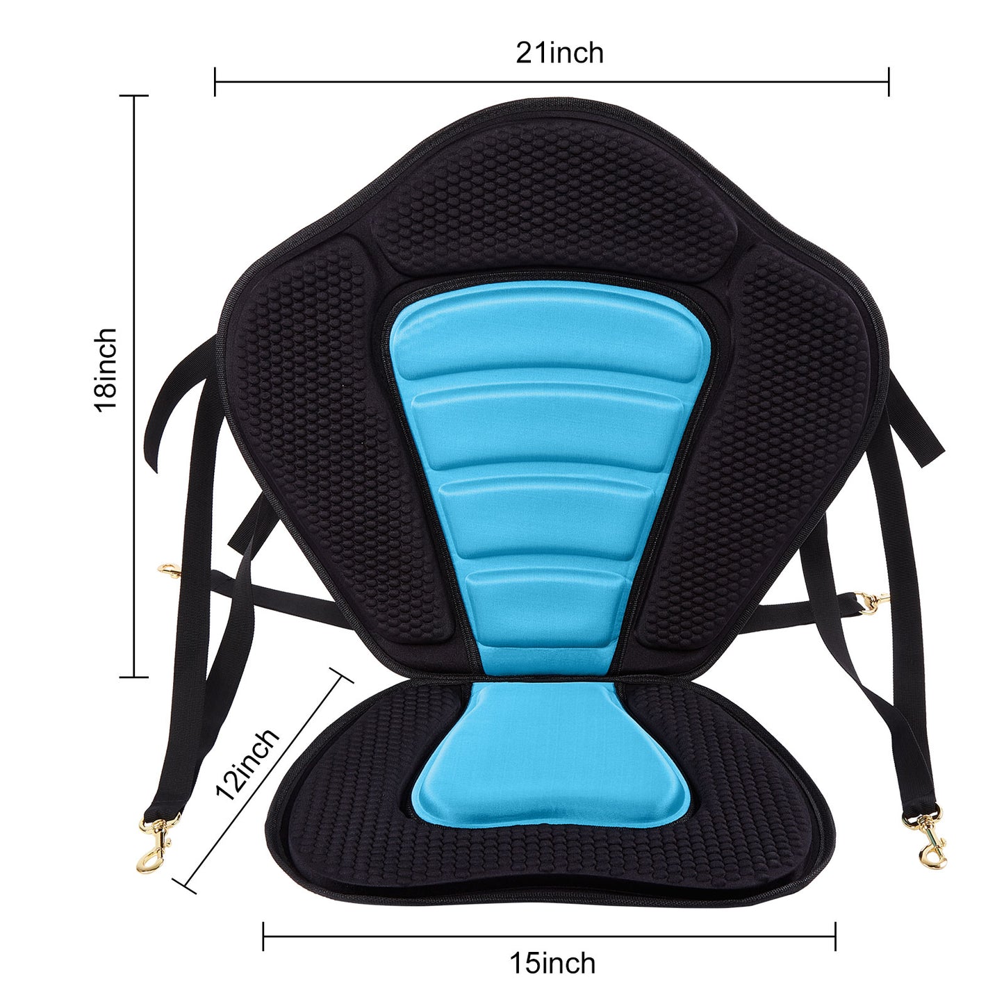 CAMULAND Paddleboard Seat, Kayak Accessories Chair for Paddle Board Fishing Sup Adjustable Cushion with Back Support for Sit On Top Boat Rafting Padded Seats Behind