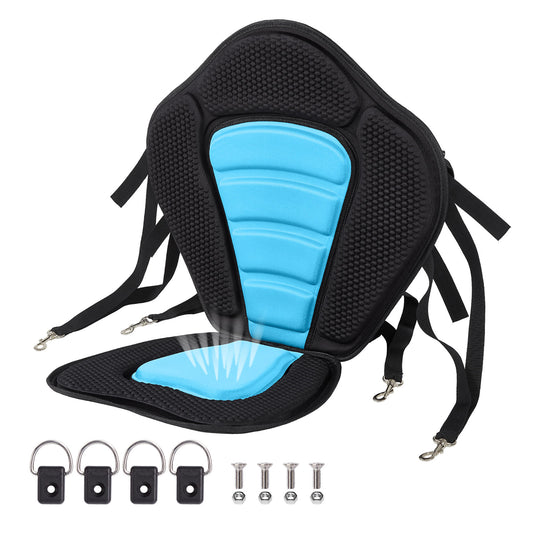 CAMULAND Paddleboard Seat, Kayak Accessories Chair for Paddle Board Fishing Sup Adjustable Cushion with Back Support for Sit On Top Boat Rafting Padded Seats Behind