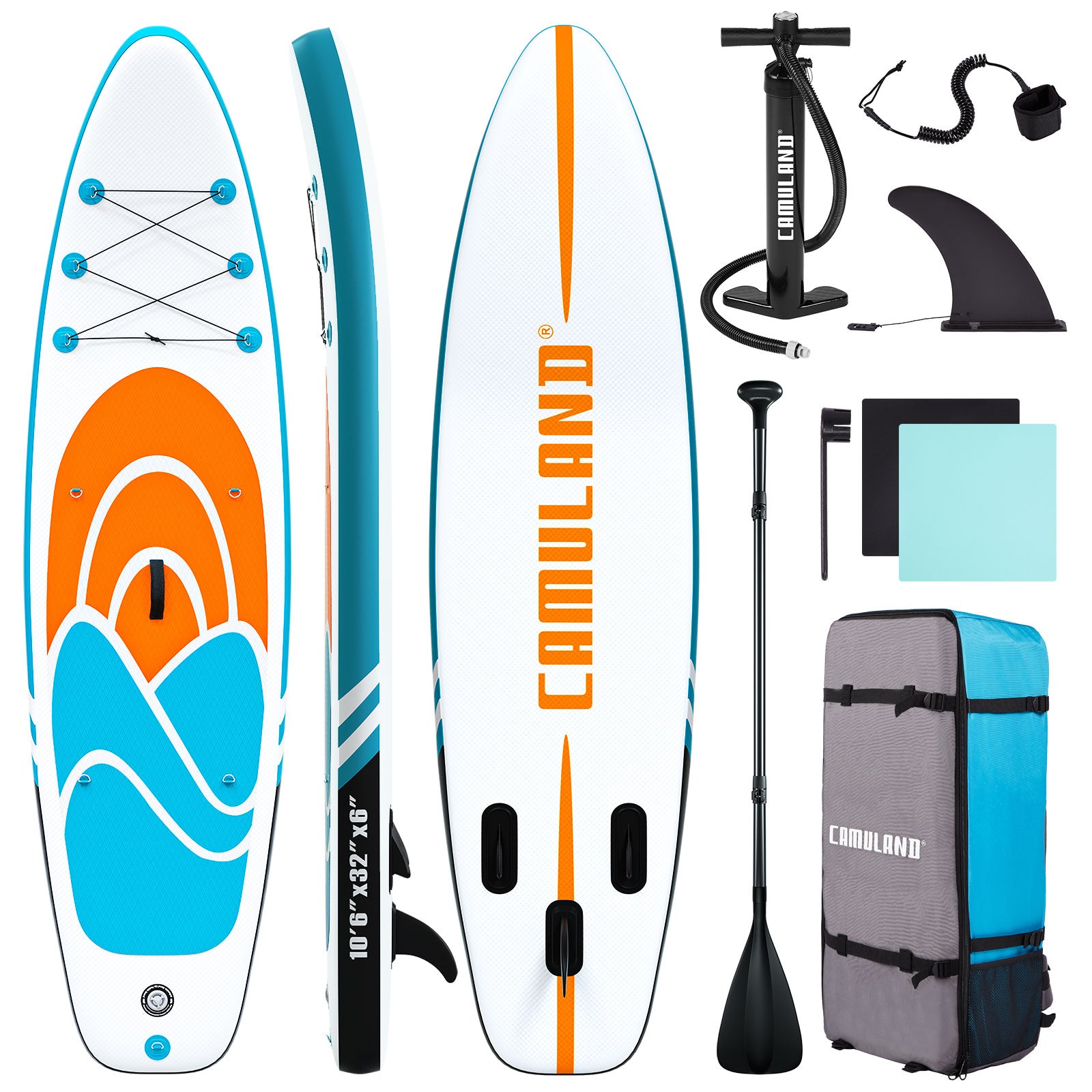Inflatable Paddle Board for Adults with Premium SUP Accessories and Ba ...